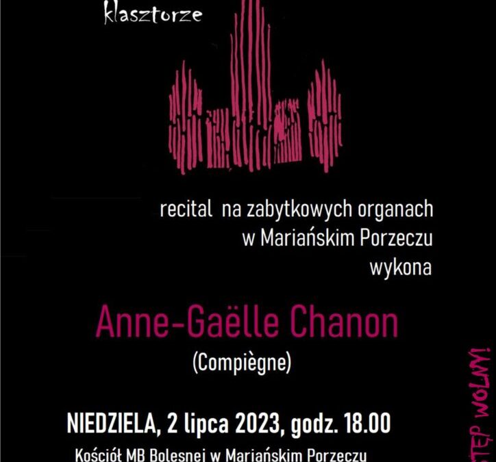 Recital Anne Gaelle Chanon
